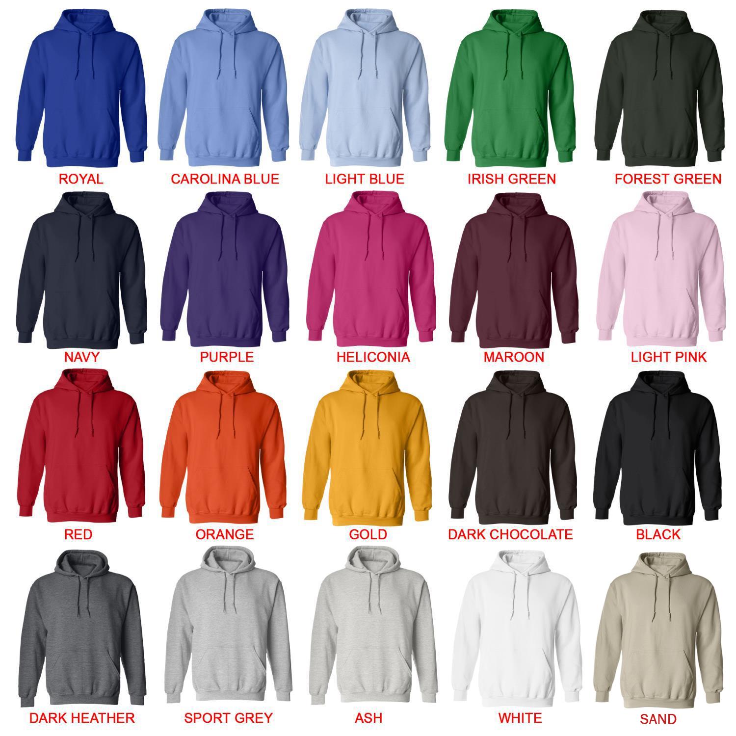 hoodie color chart - John Wick Merch