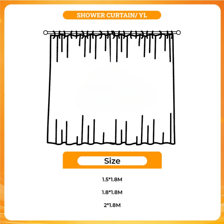 3D shower curtain - John Wick Merch