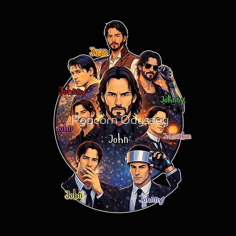 The Many Faces Of John Tote Bag - Image 2