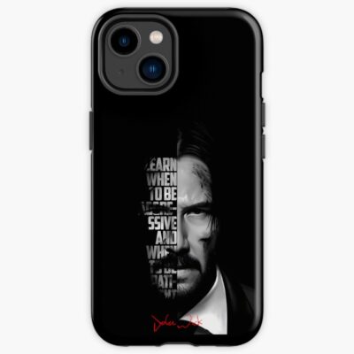 Black And White John Wick Quote Iphone Case