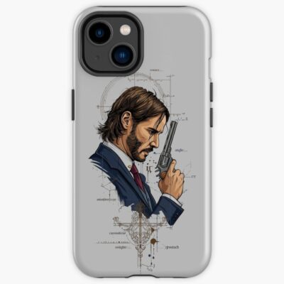 John Wick The Handgun Iphone Case
