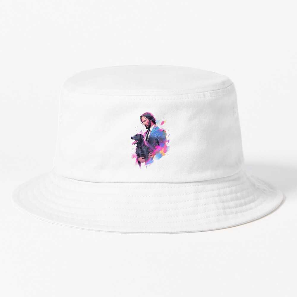 Baba Yaga And His Beloved Dog Bucket Hat