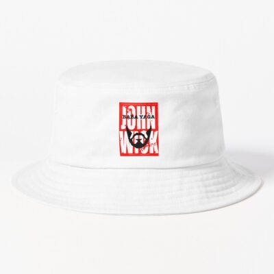 Baba Yaga With A Fing Pencil Bucket Hat