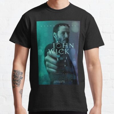 John Wick Action Movie Po T-Shirt