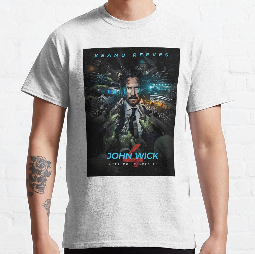Keanu Reeves John Wick Mission T-Shirt - Image 4