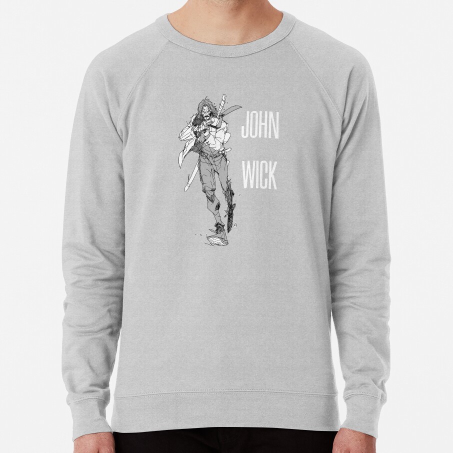 John Wick Anime Logo Sweatshirt - Image 2