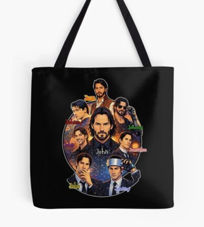 The Many Faces Of John Tote Bag
