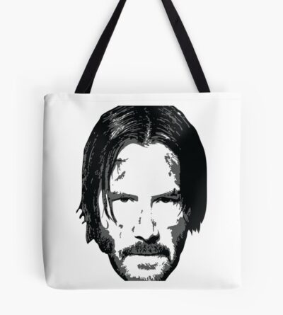 Face Of Keanu Reeves Graphic Tote Bag