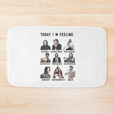 John Wick Funny Feelings Bath Mat