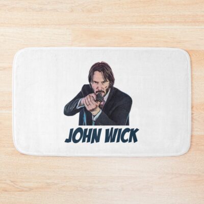 John Wick Shooting Bath Mat