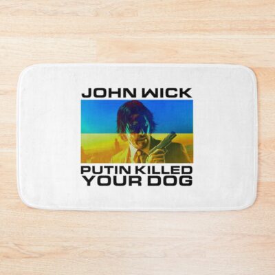 John Wick Killed Your Dog Bath Mat