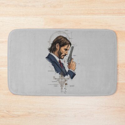John Wick Brave Bath Mat