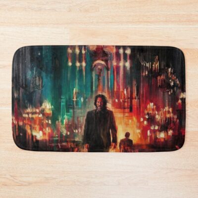 Lonely Wolf Bath Mat