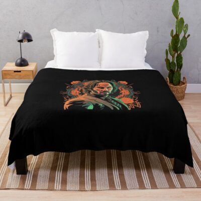 John Wick Eyes Light Throw Blanket