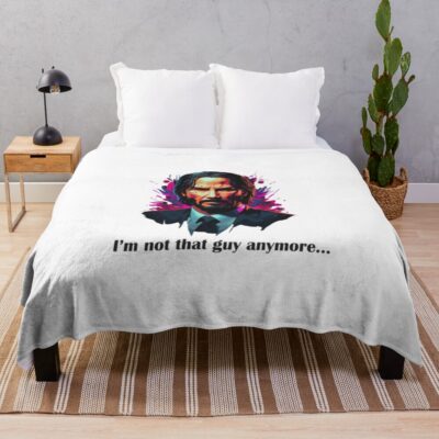 John Wick Not That Guy Throw Blanket
