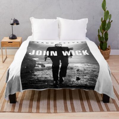 J Wick Brave 8 Throw Blanket