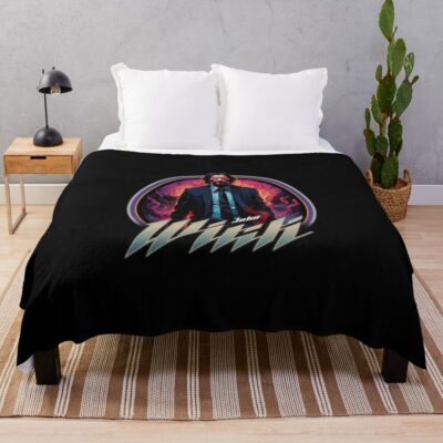 Jwick Hell Throw Blanket