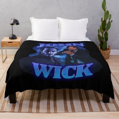 John Wick Vintage Throw Blanket