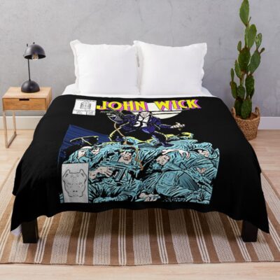 J Wick Comforting Throw Blanket
