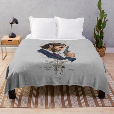 John Wick The bravery Throw Blanket