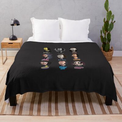 John Wick Funny Animation Throw Blanket