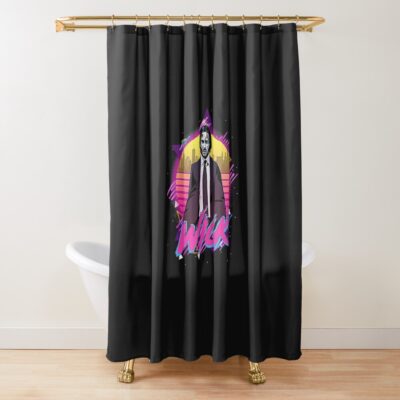 John Wick Retr Perfect Gift Shower Curtain