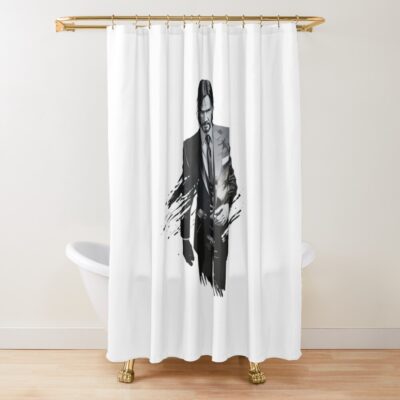 John Wick The Bravery Shower Curtain