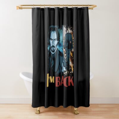 I Am Back Shower Curtain