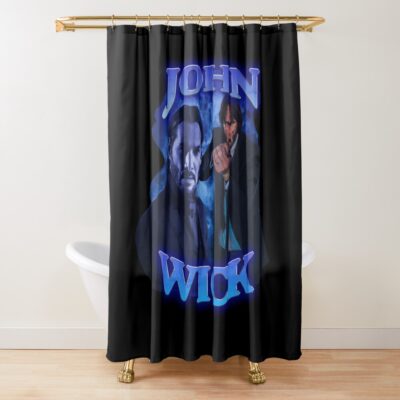 John Wick Vintage Shower Curtain