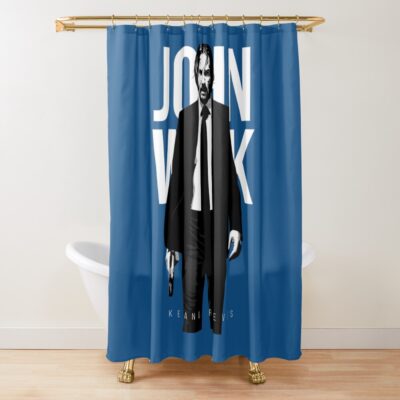 Mr John Wick Keanu Reeves Shower Curtain