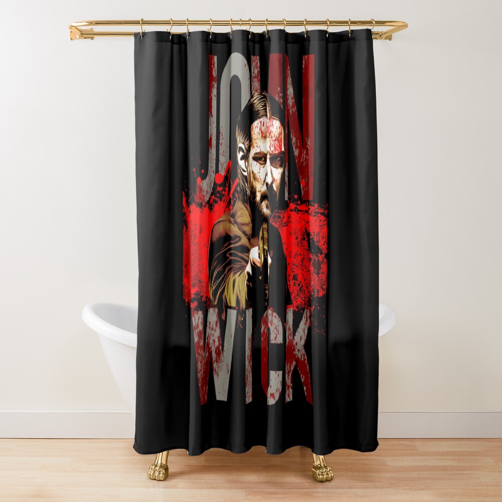 John Wick The Movies Shower Curtain