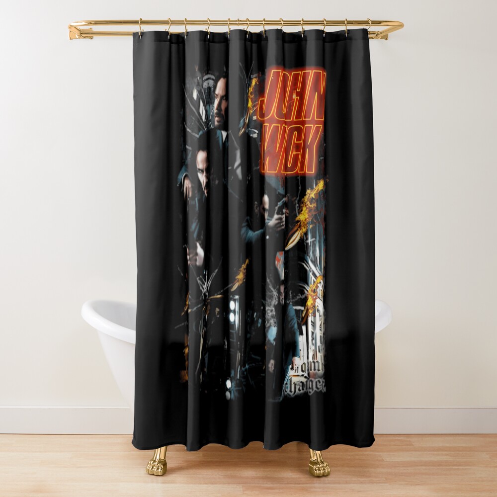 John Wick Mafia Shower Curtain