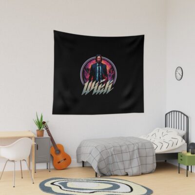 Jwick Hell Tapestry