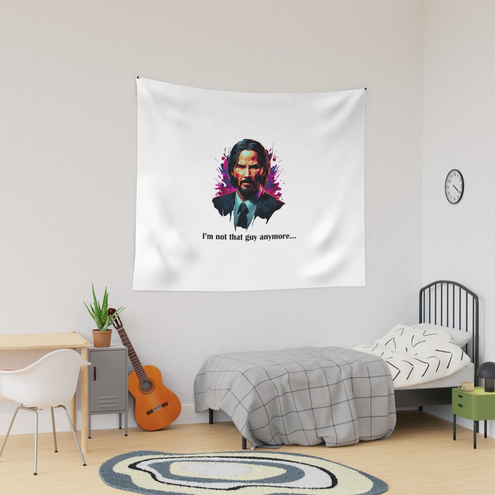 John Wick Not That Guy Anymore Tapestry