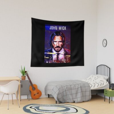 J Wick Brave 5 Tapestry