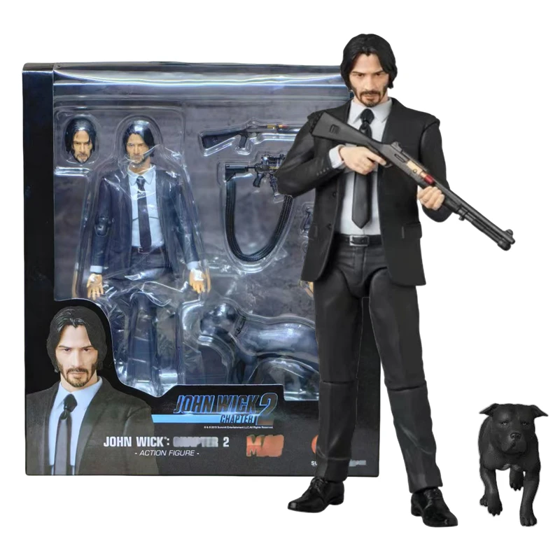 John Wick Figure Dog Keanu Reeves Toy Gift