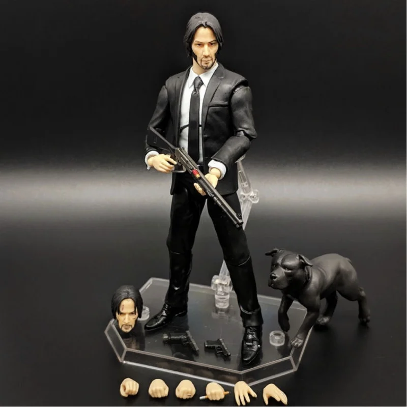 John Wick Figure Dog Keanu Reeves Toy Gift - Image 3