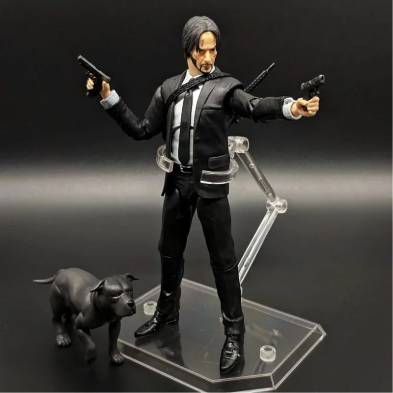John Wick Figure Dog Keanu Reeves Toy Gift - Image 2